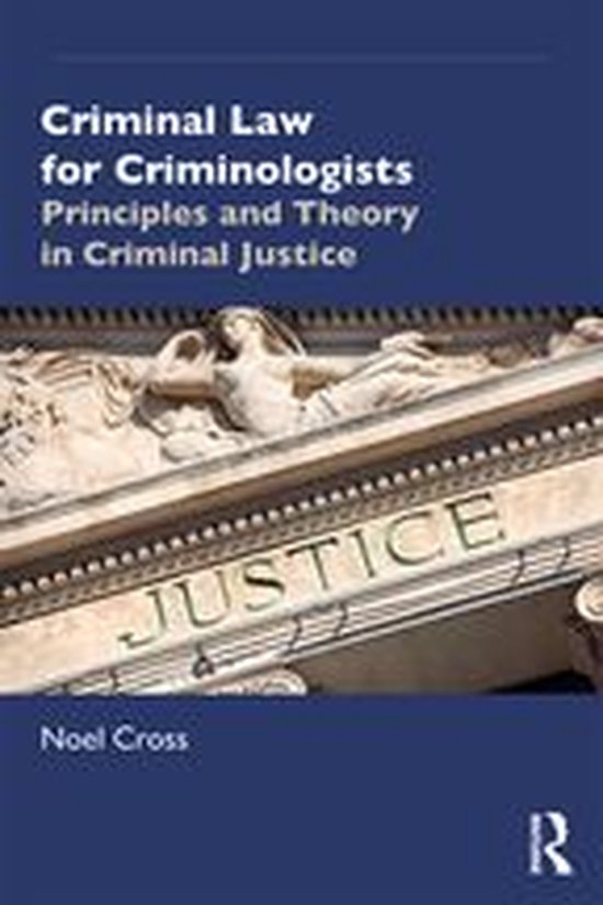 Criminal Law for Criminologists - cover
