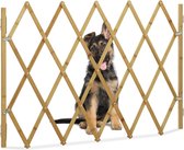 Relaxdays hondenhek - traphekje hond - veiligheidshekje - voor trap en deur - schroefhekje