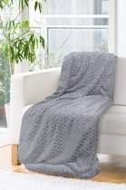 Luxe bed_deken_Brulo_Polyester_sprei _Staal_150 x 200 cm