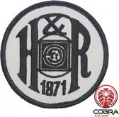 H&R Firearms geborduurde rode patch embleem | Strijkpatch embleemes | Military Airsoft