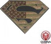 Superman USA groene vlag geborduurde cosplay film patch embleem | Strijkpatch embleemes | Military Airsoft