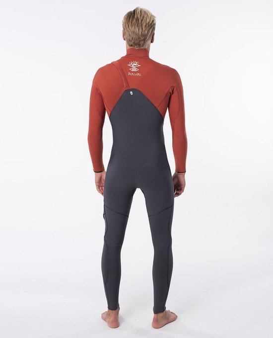 Rip Curl Heren wetsuit E Bomb 3/2 Zip Free Terracotta XL