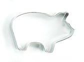 Nic Uitsteekvorm Varken 6 X 4 X 2 Cm Blank Staal