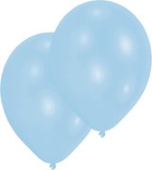 Amscan Ballonnen Pearl Lichtblauw 27,5 Cm 50 Stuks