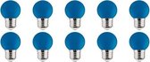 LED Lamp 10 Pack - Romba - Blauw Gekleurd - E27 Fitting - 1W - BSE