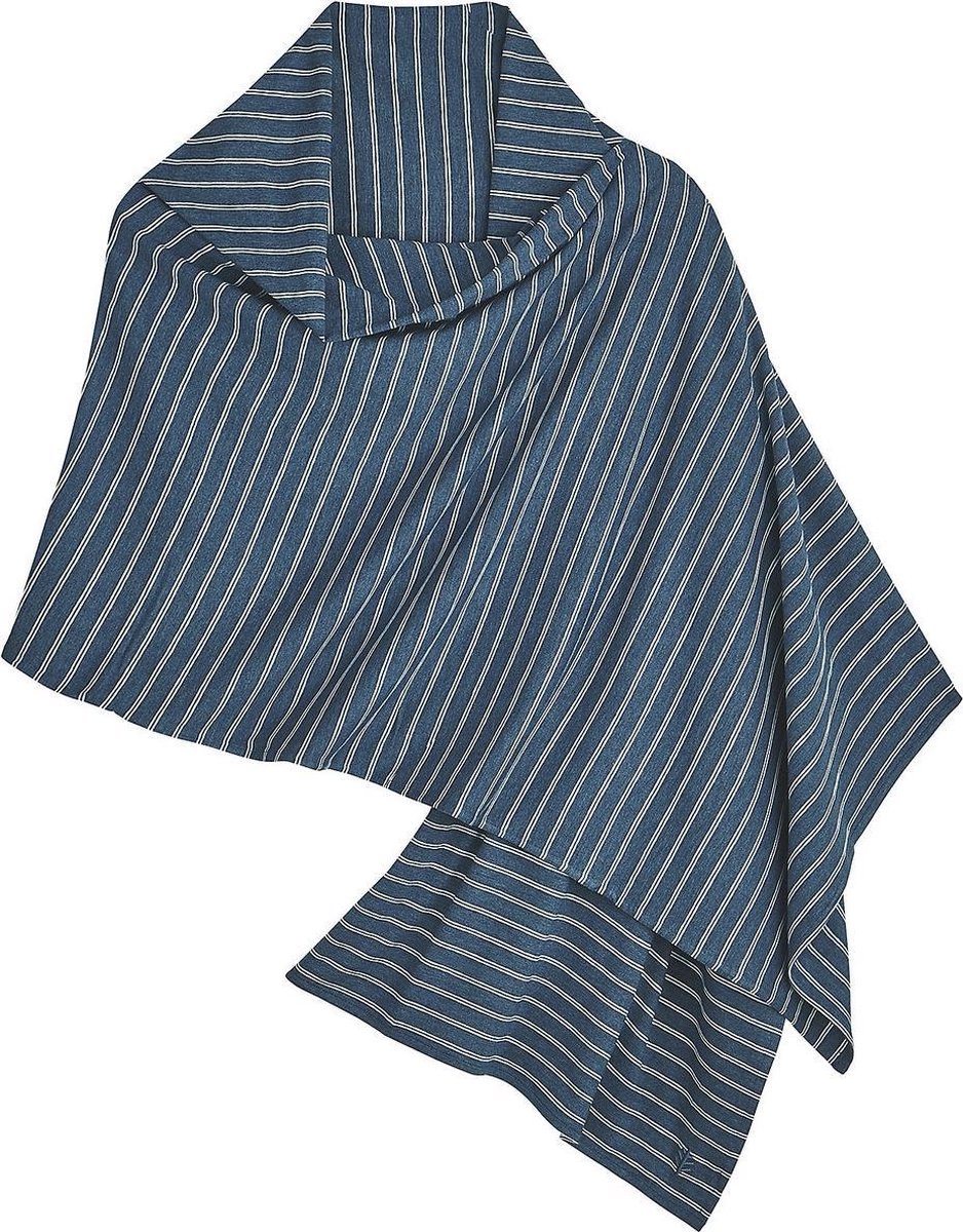 Coolibar - UV-sjaal voor dames - blauw-wit gestreept - maat Onesize |  bol.com