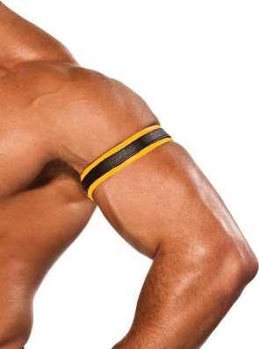 Colt Leather Bicep Strap - Yellow