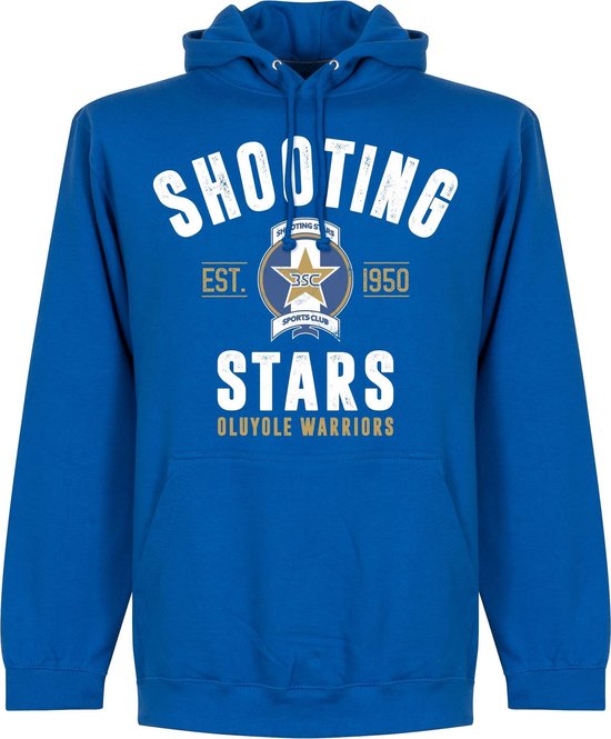 Shooting Stars Established Hoodie Blauw XL