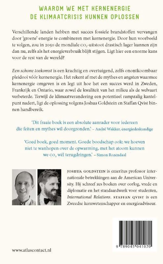 Een schone toekomst, Staffan Qvist 9789045041070 Boeken bol