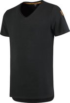 Tricorp 104003 T-Shirt Premium V Hals Heren - Zwart - L