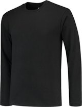 Tricorp casual shirt - lange mouw - 101006 - Zwart - maat 5XL
