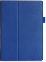 Lenovo tab 4 10 Plus hoes - Hand Strap Book Case - blauw