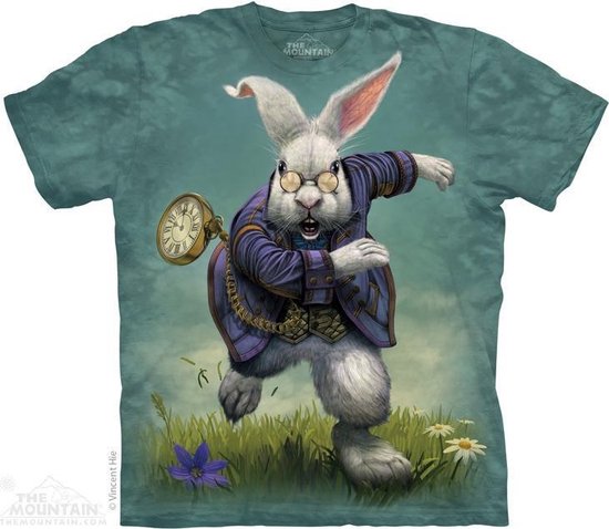 The Mountain T-shirt White Rabbit T-shirt unisexe taille 3XL