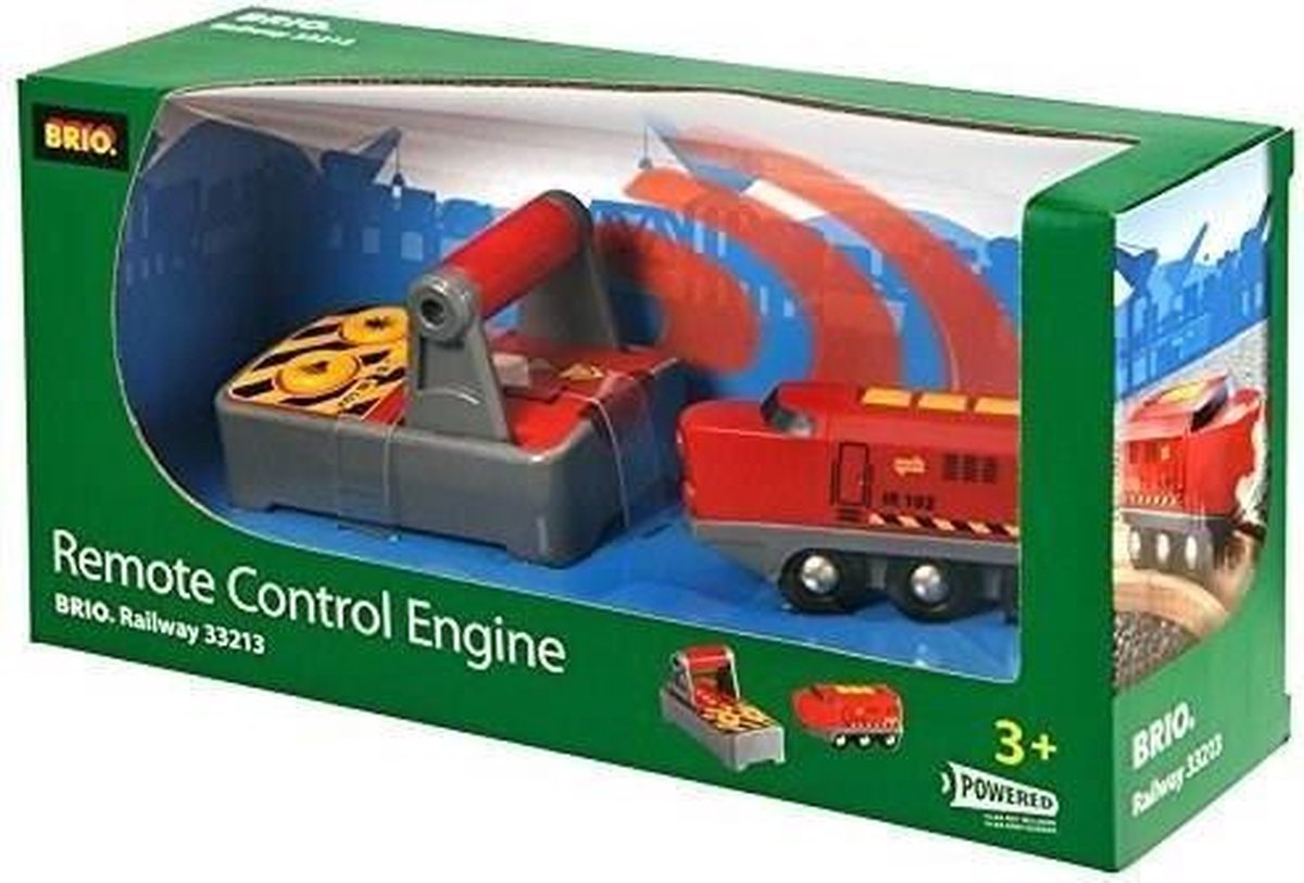 BRIO Rode RC trein locomotief - Met afstandsbediening en licht & geluid - 33213 — afbeelding 7