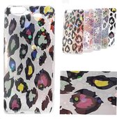 Samsung Galaxy A7 2018 hoesje Bubbly colored Panterprint - TPU - Back Cover