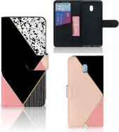 Bookcase Xiaomi Redmi 8A Zwart Roze Vormen