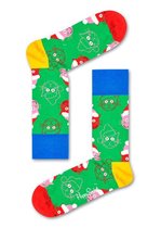 Happy Socks Groene Santa Cat Sokken | Maat 36-40