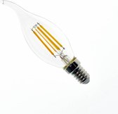 LED filament kaarslamp met tip E14 4W 2700K Dimbaar - Crius
