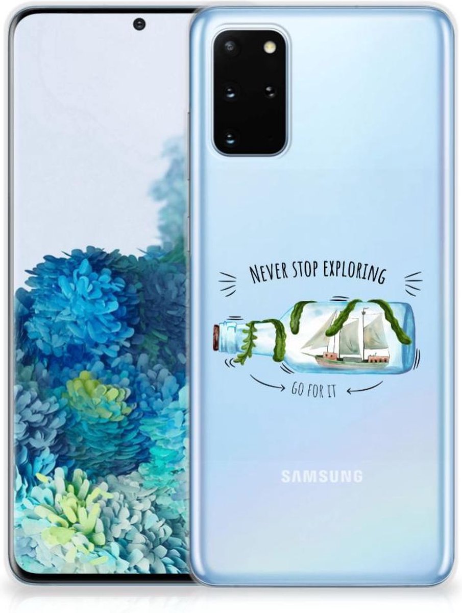 Samsung Galaxy S20 Plus Telefoonhoesje met Naam Boho Bottle