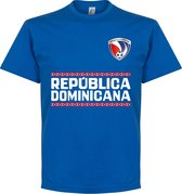 Dominicaanse Republiek Team T-Shirt - Blauw  - L