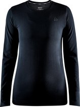 Craft Fuseknit Light Sportshirt Dames - Black - Maat S