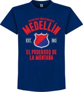 Independiente MedellÃ­n Established T-Shirt - Donkerblauw - L