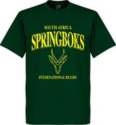 Zuid-Afrika Springboks Rugby T-Shirt - Donkergroen - XL