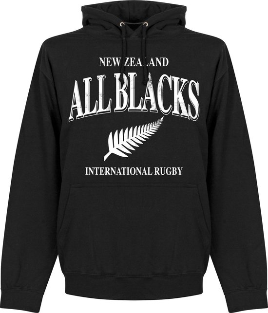 Nieuw Zeeland All Blacks Rugby Hooded Sweater - Zwart - L