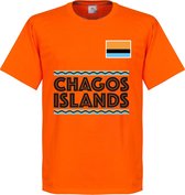 Chagos Islands Team T-Shirt - Oranje - XXL