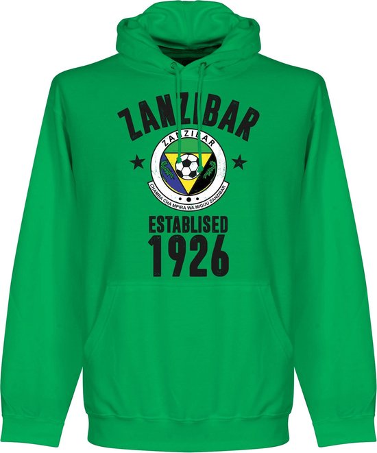 Zanzibar Established Hooded Sweater - Groen - L