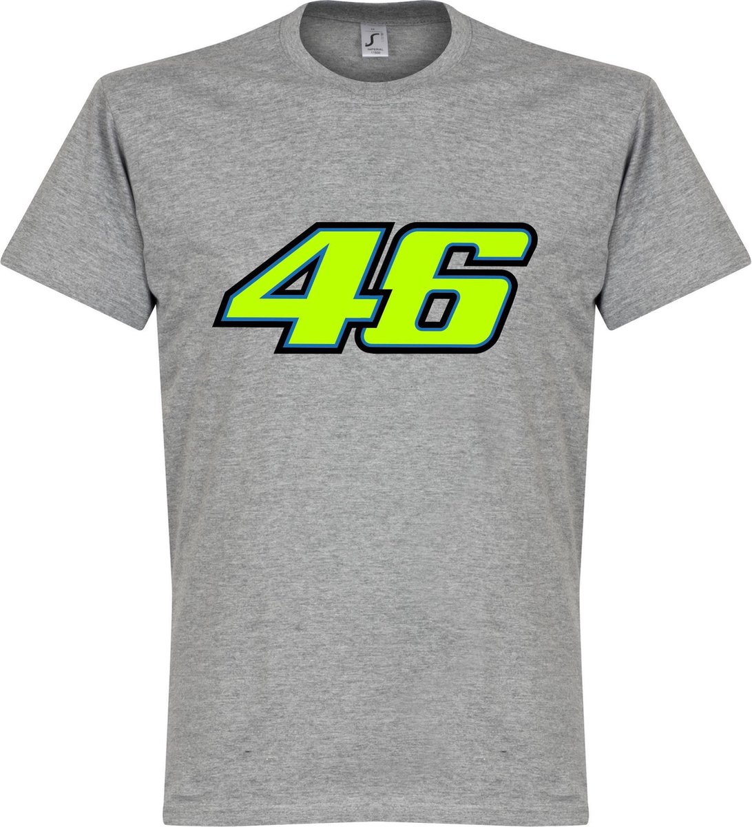 Valentino Rossi 46 T-Shirt - Grijs - S