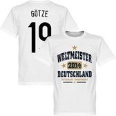 Duitsland WK 2014 Weltmeister Götze T-Shirt - S