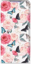 Geschikt voor Samsung Galaxy S20 Smart Cover Butterfly Roses