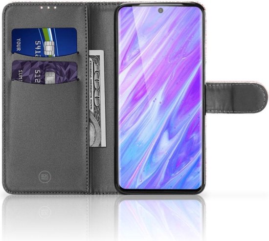 Portefeuille pour Samsung Galaxy S20 Coque Modèle Orange