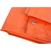 Oranje afdekzeil / dekzeil - 8 x 12 meter - dekkleed / zeil