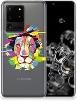 Telefoonhoesje met Naam Geschikt voor Samsung Galaxy S20 Ultra Lion Color