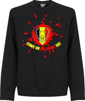 Come On België Crew Neck Sweater - Zwart - L