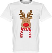 Reindeer Supporter T-Shirt - Rood/Wit - M