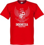 Indonesië Logo T-Shirt - Rood - XXL