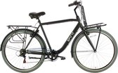 Spirit Strong Plus Herenfiets 6 versnellingen Mat-Zwart - 50cm
