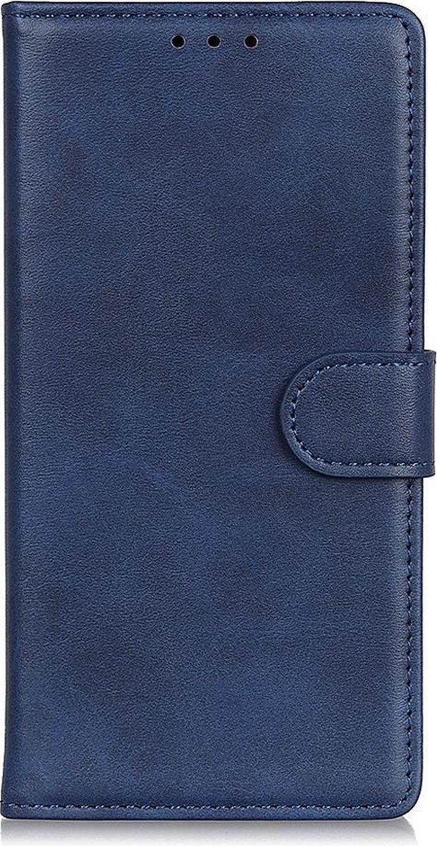 Luxe Book Case - Geschikt voor Samsung Galaxy S10 Lite Hoesje - Donkerblauw