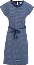 Trespass Womens/Ladies Lidia Round Neck Cotton Dress (Navy Stripe)