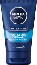 NIVEA MEN Protect & Care Reinigingsgel - Face Wash - 100 ml