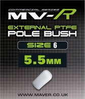 Maver MV-R External Pole Bush - Maat 6 - 5.8mm - Wit