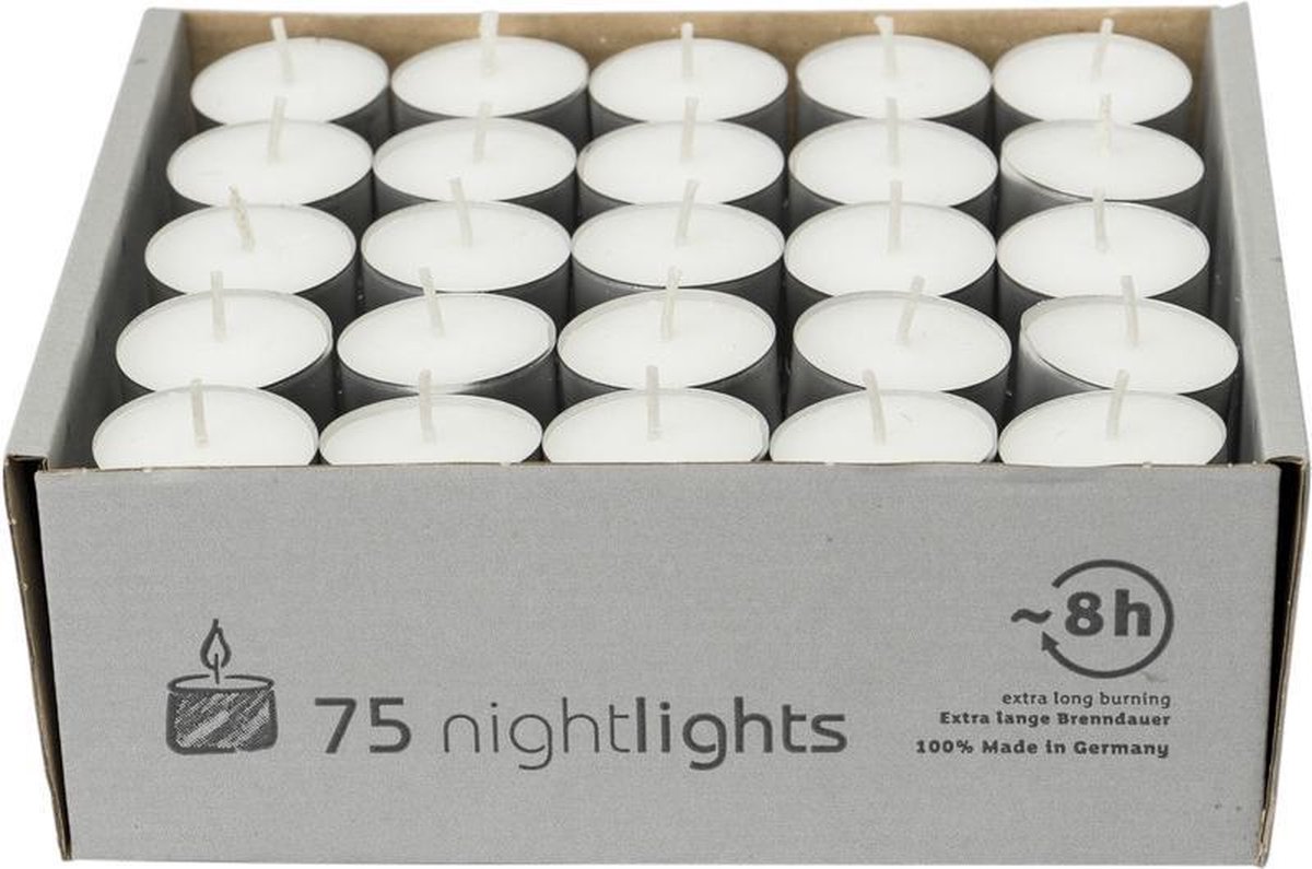 Blanc de prix des bougies chauffe-plat Boîte de 10 jusqu' à 5 heures de temps de combustion