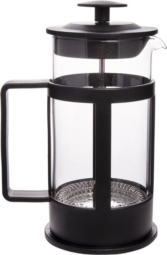 Biggcoffee FY04 French Press Koffiemaker - Espresso Maker - Aeropress - Koffiepers - RVS en kunstof - Borosilicaatglas - 350 ml