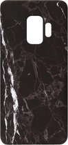 ADEL Kunststof Back Cover Hardcase Hoesje Geschikt voor Samsung Galaxy S9 - Marmer Zwart