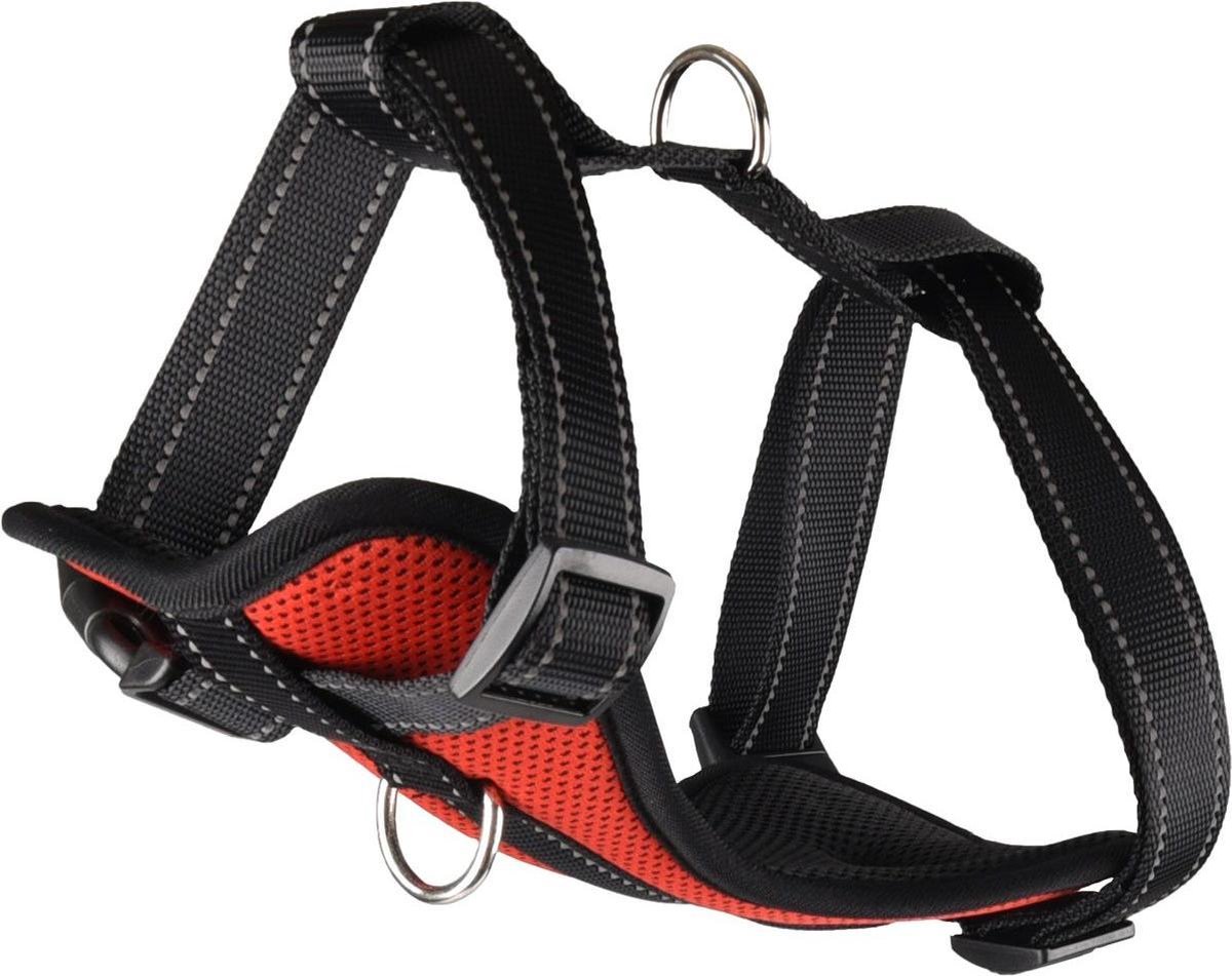 Hondentuig Milou Red - Rood - 60 - 80 cm x 25 mm