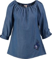 Signe nature soepele lyocell tuniek 3/4 mouw - Maat 38