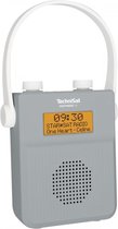 TechniSat DIGITRADIO 30 Zakradio DAB+, FM, DAB Bluetooth Waterdicht Wit, Grijs